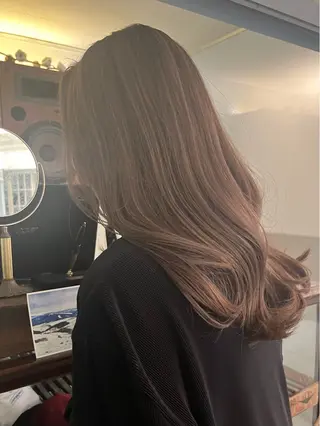 カラー ブリーチなし/透明感 /ショート/大世のヘアスタイル