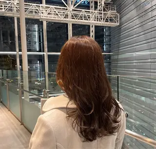 セミロング カラー hair salon blossy.所属・千葉 天地のヘアスタイル