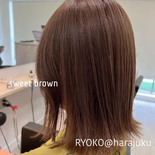 ミディアム カラー パーマ ヘアアレンジ メンズ ワット 原宿のヘアスタイル