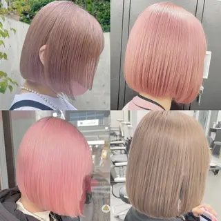 ショート カラー メンズモテパーマ💙 fuwaのヘアスタイル