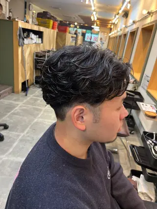 パーマ メンズ 【ボブ】縮毛矯正/ 船橋駅5分/鈴木杏美のヘアスタイル