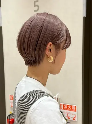 ショート グレージュ/レイヤー /ボブ/moyu🎀のヘアスタイル