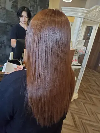 ロング カラー Dr's Salon LAB所属・小島　崇義 ブリーチお任せ下さいのヘアスタイル