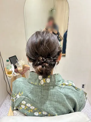 ヘアアレンジ Yamamoto 半個室美容室zinaのヘアスタイル