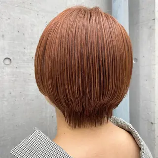 ショート カラー 🪭risa 暖色/レイヤー🪭のヘアスタイル