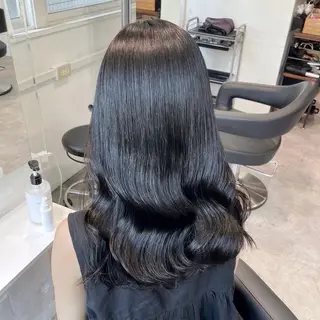 セミロング 🤍大人っぽ韓国暗髪 🤍Asuka🤍のヘアスタイル