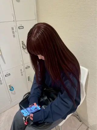 ロング 海外風/メイク/ ハイトーン🇺🇸のヘアスタイル