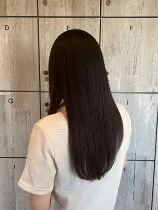 ロング カラー 顔まわり/オフィス カラー/青栁優🔆のヘアスタイル