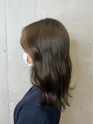 セミロング 韓国ヘア🇰🇷🎀 みきのヘアスタイル