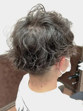 ショート パーマ メンズ Ebise Kazunoriのヘアスタイル