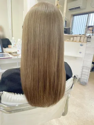 ロング カラー ケアブリーチ /髪質 改善/古橋圭史郎のヘアスタイル