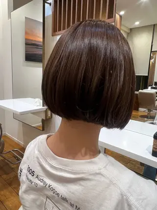 ショート カラー トーンアップ🦢 ユメのヘアスタイル