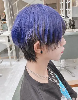 ヘアアレンジ ショート カラー メンズ 𝐑𝐈𝐍𝐊𝐀 🐣🩷のヘアスタイル