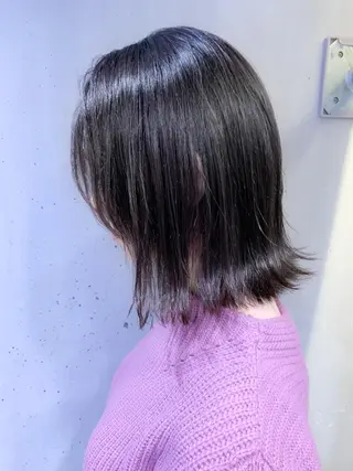 ミディアム カラー 大人かわいい💍🤍 ボブ/ショートボブのヘアスタイル