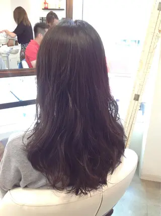 ロング パーマ 榎園 由美のヘアスタイル