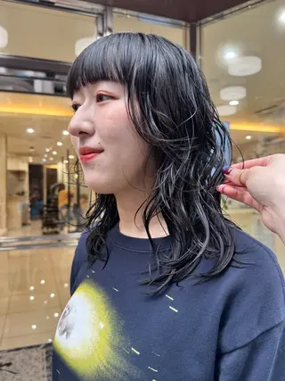 ミディアム パーマ Seeknext // Rukaのヘアスタイル