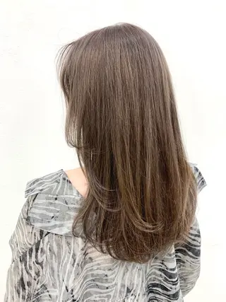 ロング カラー レイヤー ハイトーン 暖色⭐︎KANAKOのヘアスタイル