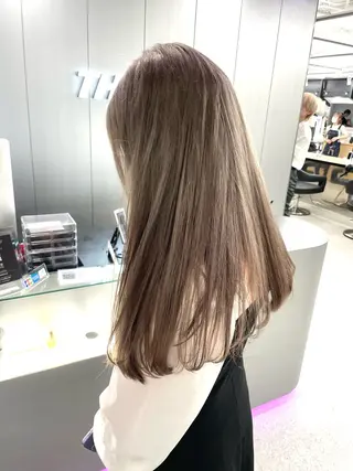 ロング 💍大人デザイン /ハイトーン♡リクトのヘアスタイル