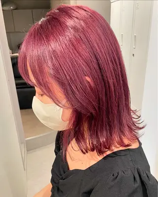 ミディアム カラー 💫骨格診断カット 🌈KAHOのヘアスタイル