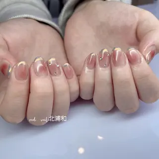 ミディアム ネイル 長さ出し専門 nynaのネイルデザイン
