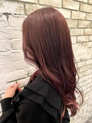 セミロング 中村咲月/髪質改善 /耳つぼジュエリーのヘアスタイル