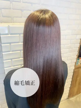 ロング パーマ 髪質改善/縮毛矯正 艶カラー/珠聡のヘアスタイル