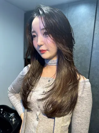 ロング カラー ワンホンヘア ケラチン/Kaitoのヘアスタイル