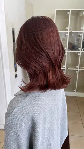 ミディアム 大阪美容室/ 梅田美容室/シモカワのヘアスタイル