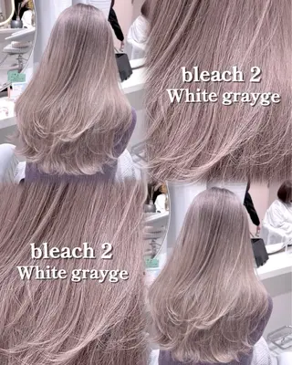 ロング カラー ハイトーン/横浜 /伊藤　怜のヘアスタイル