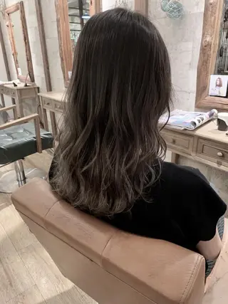 ミディアム カラー SALOWIN(サロウィン)広島並木通り所属・田村和範/似合わせ カラー/髪質改善のヘアスタイル