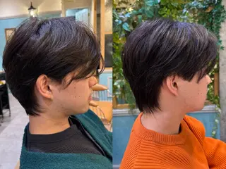 メンズ rina似合わせ レイヤー韓国カラーのヘアスタイル