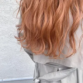 ロング カラー 韓国×巻ける髪質改善 💍maki💍のヘアスタイル