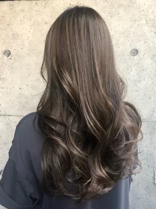 ロング カラー 💙あかみね 💙（mine）のヘアスタイル