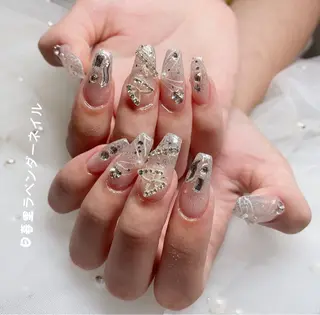 ネイル ラベンダー💖日暮里 ルル💖ネイルのネイルデザイン