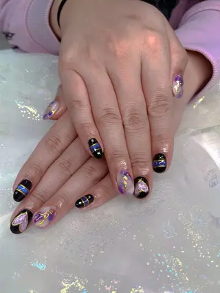 ネイル パーツ全部¥110 サロンミミのネイルデザイン