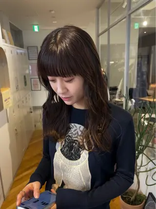 セミロング yuna / tsunaguのヘアスタイル