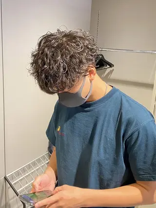 メンズ 福井祥太／海外風 /プードルパーマのヘアスタイル