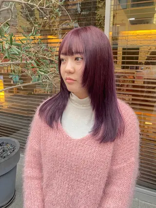 セミロング maika /layer cutのヘアスタイル