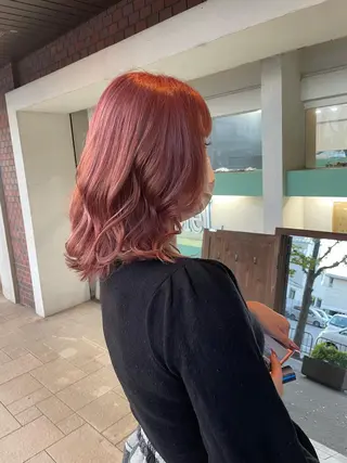 ミディアム カラー 高野 真弥のヘアスタイル