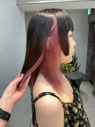 ショート カラー ヘアアレンジ ボブ/透明感ベージュ 🫧クルミ🌟のヘアスタイル