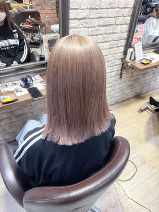 ミディアム 古川 流久のヘアスタイル
