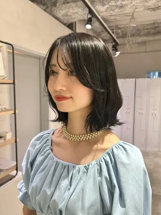 ミディアム ayari🌸西梅田 カットモデル募集中✨のヘアスタイル