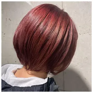 ショート カラー ヘアアレンジ 赤味消し.髪質改善 🌿𝘠𝘜𝘙𝘐のヘアスタイル