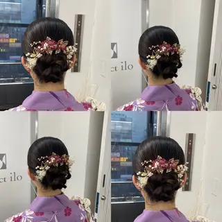 ヘアアレンジ 江坂トレンド韓国風 髪質改善shinoのヘアスタイル
