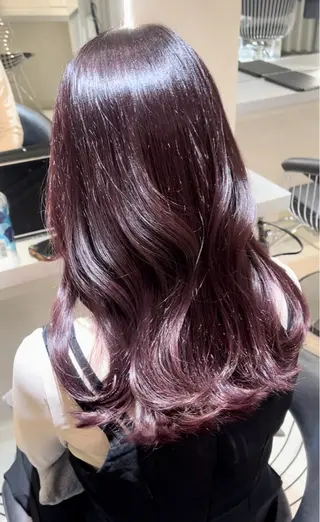 ロング カラー メンズセンターパート 🇰🇷wakanaのヘアスタイル
