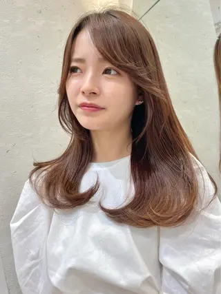 セミロング 産休中2026.4月 復帰予定/野崎華代のヘアスタイル