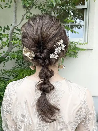 カラー ミディアム 相川 ひなたのヘアスタイル