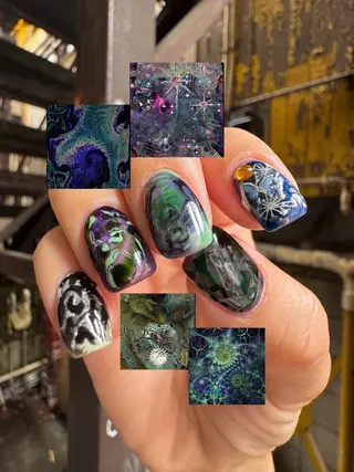 ネイル .unff所属・hana (..)個 性派/メンズネイル◎のネイルデザイン