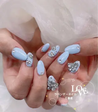 ネイル ラベンダー💖日暮里 ルル💖ネイルのネイルデザイン