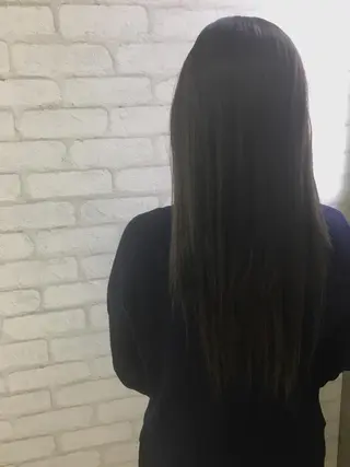 ロング カラー 髪質改善/縮毛矯正 高嶋のヘアスタイル